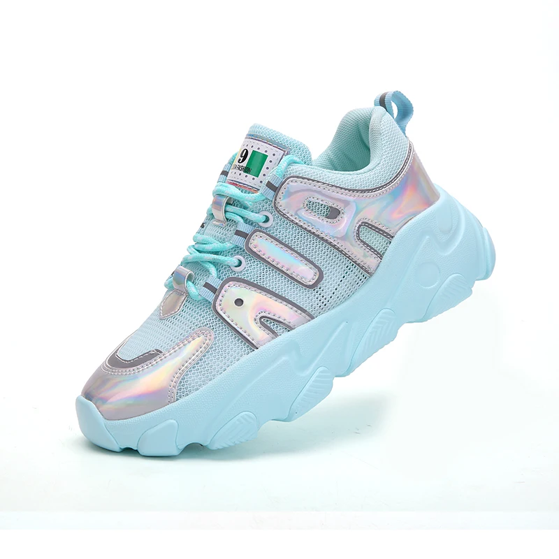 

Popular Gym Shoes Girls 2020 New Female Running Shoes Mesh Breathable Sport Shoes For Women Designer Ladies Running Trainers
