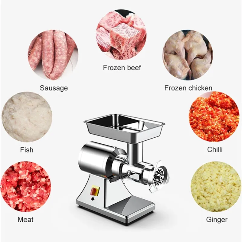 220 кг/ч Коммерческая Мясорубка колбасная машина для розлива овощей|Мясорубки