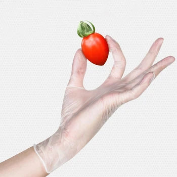 

50pcs/bag anti Virus Spot Disposable PVC Gloves Wearable Thick transparant Gloves Protective Gloves Anti Virus Gloves Dropship