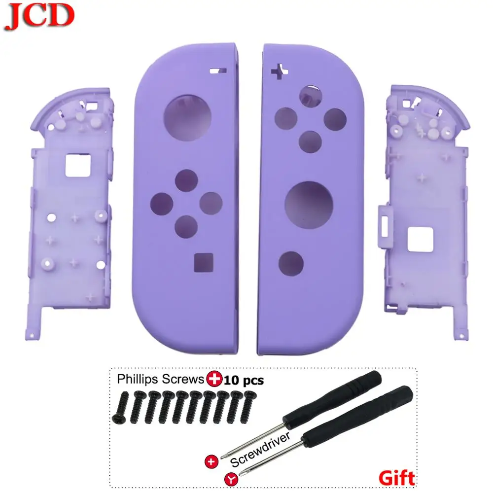 JCD DIY пластиковая Замена для Joy-Con Ремонтный комплект чехол Корпус оболочка для shand для переключателя контроллер отвертка винты - Цвет: No2