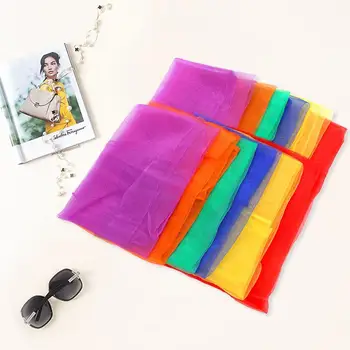 

Children'S Scarves 12pcs Dustproof Mask Portable 6 Color Durable Scarf Kindergarten Performance Dance Scarf Scarves Show