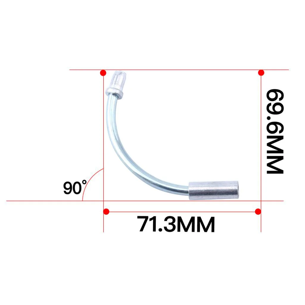 30pcs Bike V Brake Cable Noodle Brakes Pipe Hose Guide Silvery 90 Degree 30pcs Bike V Brake Cable Noodle Brakes Pipe Hose Guide Silvery 90 Degree