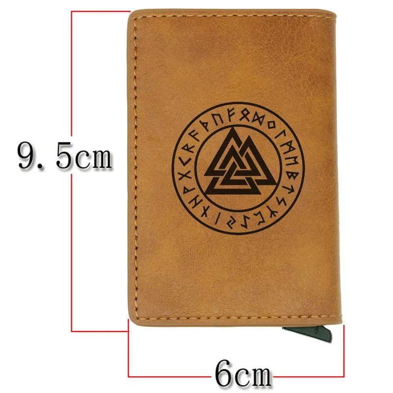 Triangle Valknut Чехол для карт в стиле norских викингов дизайнерский RFID держатель