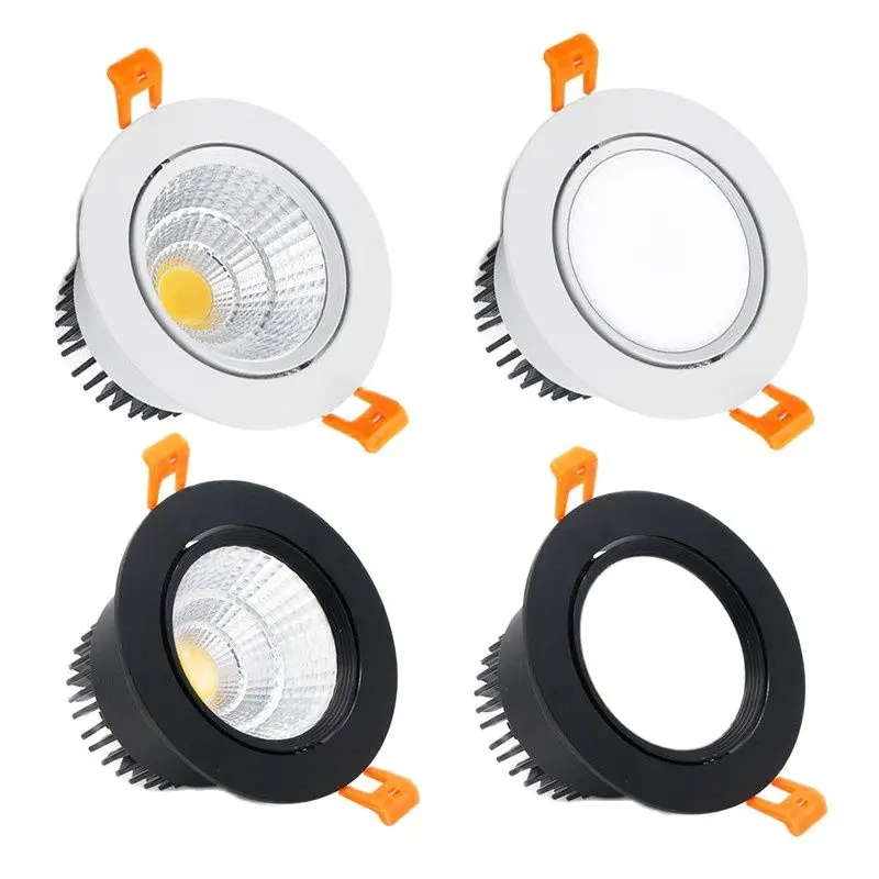 4 Tipi Rotondo Dimmerabile Incasso Led Downlights 5W 7W 9W 12W 15W 18W Pannocchia Led Plafoniera Faretti Ac110-220V Lampada A Led
