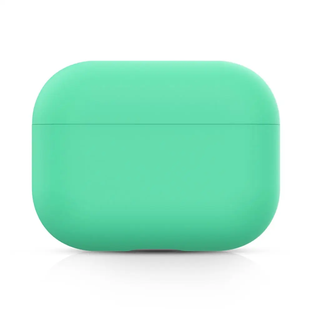 color 8 Чехол для Airpods Pro Чехол настоящий жидкий силиконовый чехол для Air Pods Pro зарядный чехол светодиодный Видимый мягкий приятный для кожи силиконовый чехол - Цвет: color 8