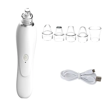 

Electronic Blackhead Acne Remover Vacuum Machine Dermabrasion Face Pore Cleaner Fast Effective Skin Cleaning Helper with 5 Heads