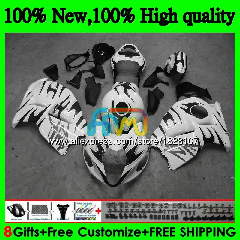 GSXR 1300 для SUZUKI Hayabusa GSXR-1300 2002 2003 2004 2005 Blk пламя 2006 2007 49BS. 179 GSXR1300 96 02 03 04 05 06 07 обтекатель