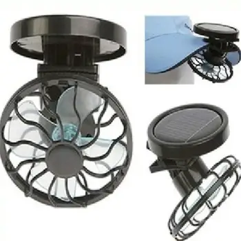 

Portable Mini Solar Powered Clip Fan Mountain Climbing Camps Wilderness Survival Summer Must-have Hat Cap Fine