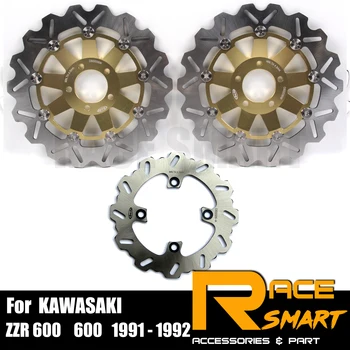 

For KAWASAKI ZZR 600 600 1991- 1992 Motorcycle CNC Front and Rear Brake Disc Floating Motorcycles Brake rotors ZZR600 11 12