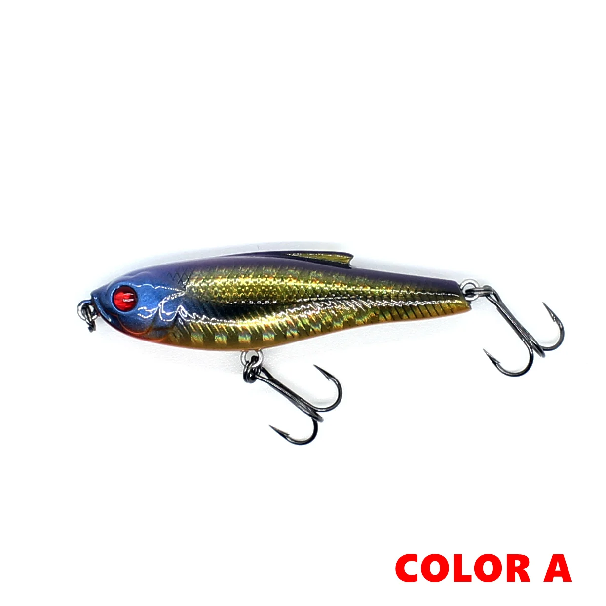 AOCLU Mini Sinking Pencil Stick 48 mm 4,1 g Harter Köder Minnow Wobbler Angelköder Barsch Frisch Salzwasser 12 # VMC-Haken – Detail 6