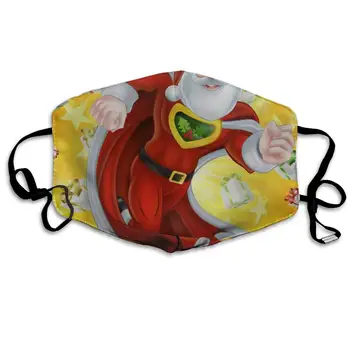 

Lovely Cloth Reusable Anti Dust Face Mouth Cover Christmas Santa Superhero Cloth Warm Windproof