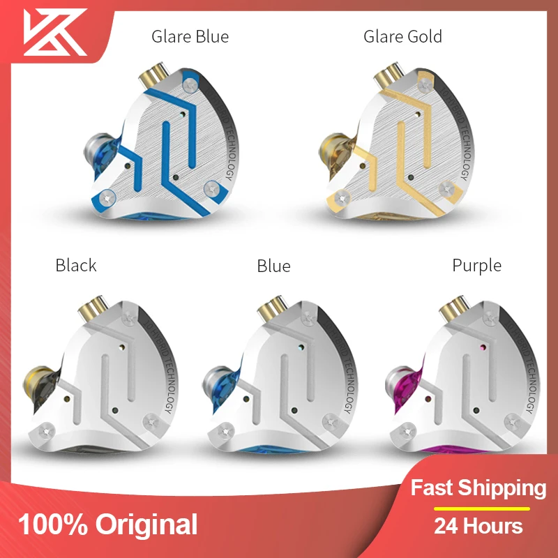 KZ ZS10 PRO 4BA+1DD HIFI Metal Headset In-ear Earphone Hybrid Sport Noise Cancelling Earpiece ZSX ZSN ZAX ZST AS16 AS12 AS10 C16 |