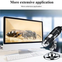 Мегапиксели 1600X8 СВЕТОДИОДНЫЙ Цифровой Микроскоп USB эндоскоп камера микроскопио Лупа электронный стерео Пинцет увеличение