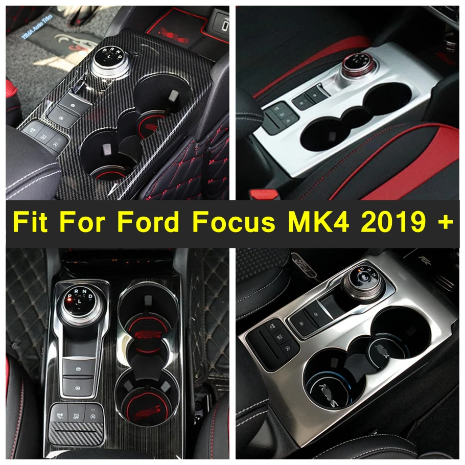 

Center Control Gear Shift Box Panel Decoration Cover Trim Fit For Ford Focus MK4 2019 - 2021 Car Interior Refit Kit Accessories