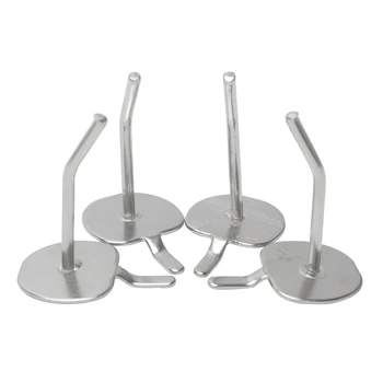 

25pcs Metal Single Driver Display Durable Plating Hardware Store Organizing Tools Supermarket Shelf 2 Inch Pegboard Hooks