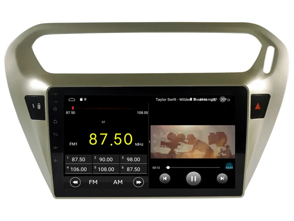 Discount AVGOTOP Android 9 Bluetooth GPS Car Radio DVD Player For CITROEN ELYSEE/PEUGEOT 301 4