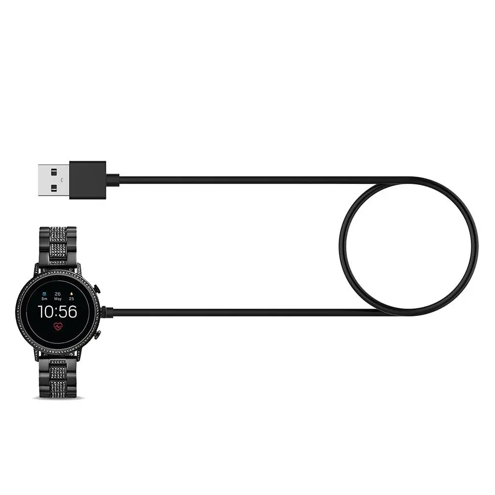 Для Fossil Gen 4 Gen 5 зарядное устройство usb зарядный кабель Беспроводная зарядная док-станция для Fossil, Emporio Армани, Скаген фальстер 2,# CW