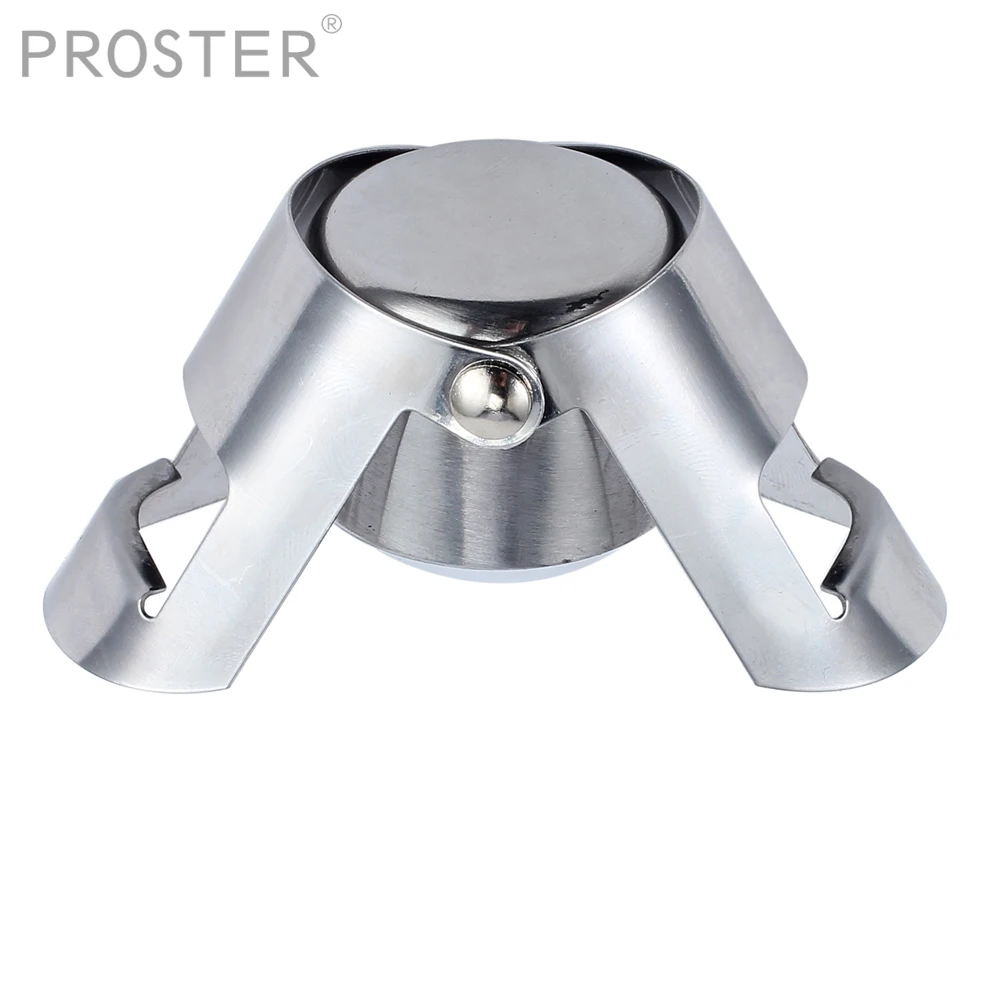 

PROSTER 3 PCS for Champagne Stopper 430 stainless steel Sparkling Wine Bottle Plug Stopper Sparkling Wine Bottle Plug Sealer