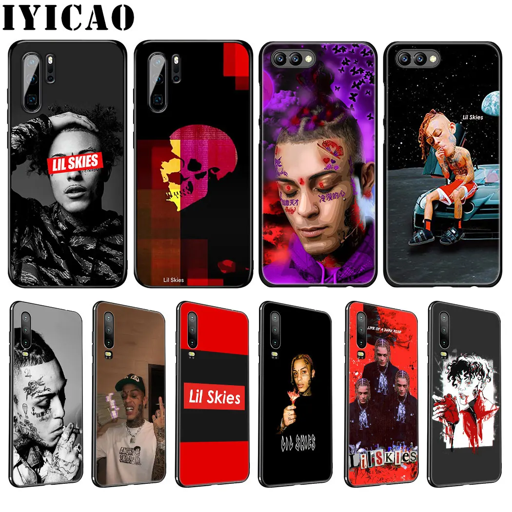 IYICAO Lil Skies Rapper мягкий чехол для huawei P30 P20 Pro P10 P8 P9 Lite Mini 2017 P Smart Z Plus 2019 |