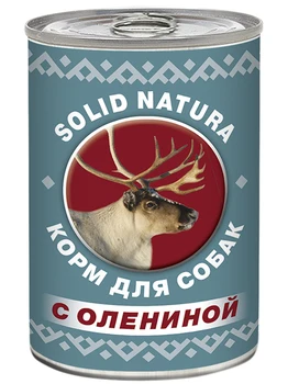 

SOLID NATURA SOLID NATURA for adult dogs with venison