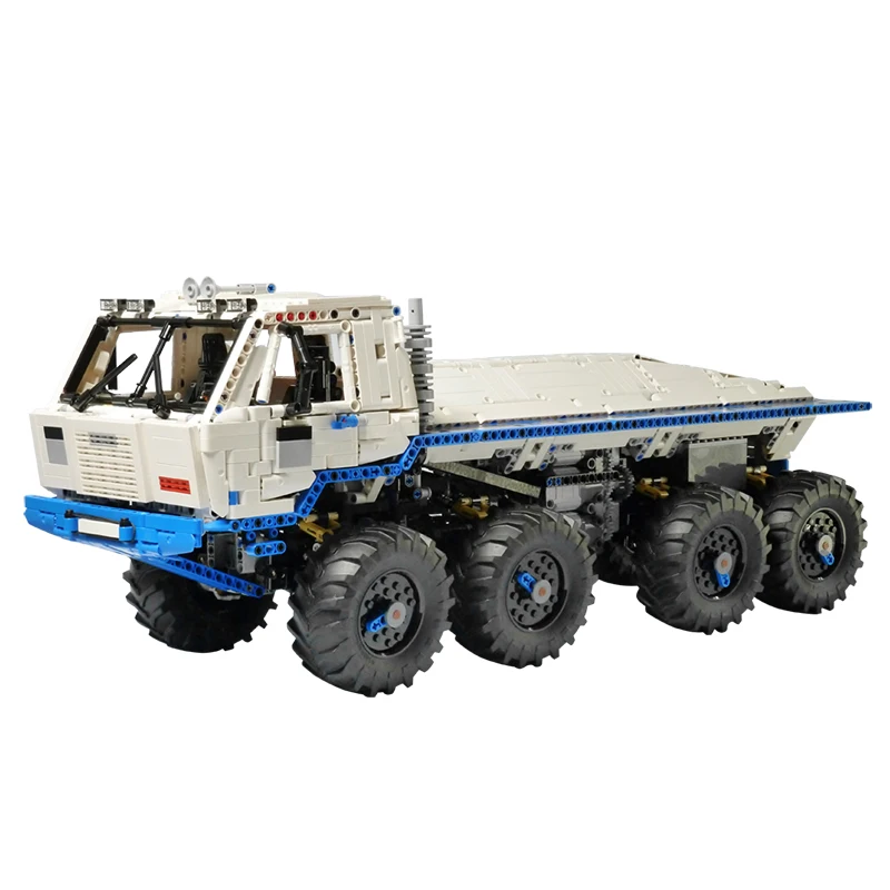 MOC Technic Tatra T813 8x8 PROFA игрушка инженерный грузовик самосвал электрическая игрушка строительные блоки детский подарок - Цвет: With motor