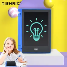 TISHRIC 1" 12 дюймов цветной экран ICD цифровой планшет для рисования для детей Детская игрушка блокнот Доска ручка стираемый графический планшет