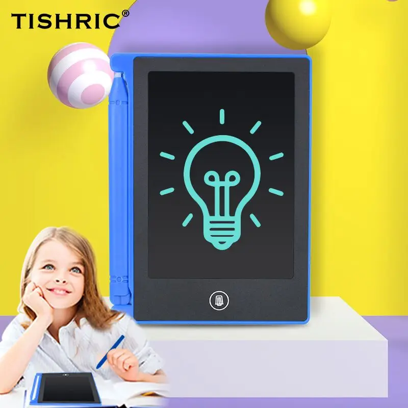 Цифровой планшет для рисования TISHRIC 12 &quot дюймов цветной экран ICD детей детская