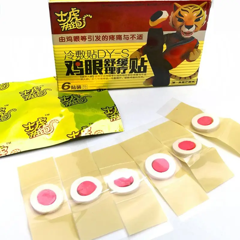 

6Pcs Foot Warts Removal Corn Plaster Patch Cure Calluses Treatment Medical Pads