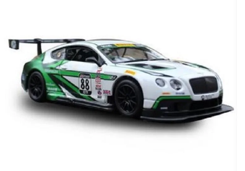 Bburago 1:24 Bentley Continental GT3 NO.88 литая модель спортивного гоночного автомобиля Новый в