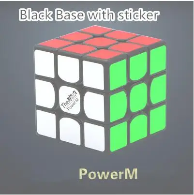QiYi 3*3*3 Valk3 power M Магнитный Профессиональный скоростной Магический кубик Valk 3 Забавный Магический кубик Игрушка развивающая игрушка для детей подарок - Цвет: Power M Black