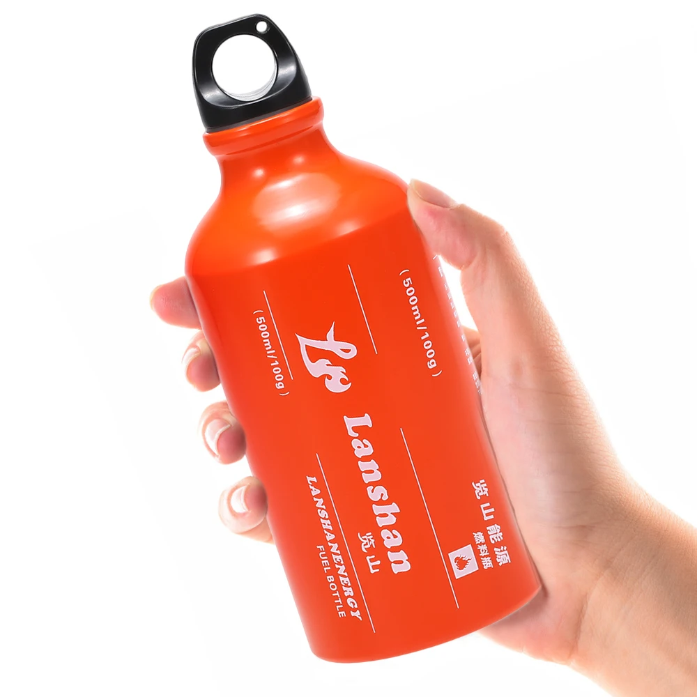

500ml Gasoline Fuel Bottle Petrol Kerosene Alcohol Liquid Gas Tank Fuel Storage Bottle for Outdoor Camping Multi Fuel Oil Stove