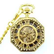 Механические карманные стимпанк Скелет Роскошные уникальные звезды анис римские роскошные мужские антикварные ожерелье Карманные и брелоки часы цепь
