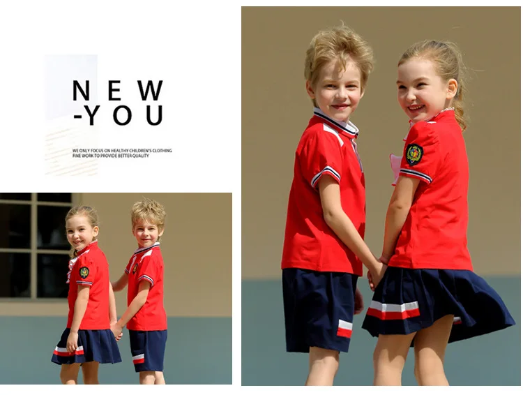 CHILDREN'S DAY Children Section Costume New Style Men And Women Children Large Choral Service Young STUDENT'S Performance Costum