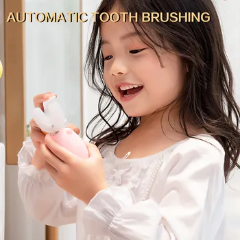 

360 Degree Automatic Electric Toothbrush Silicone Ultrasonic Electronic Tooth Brush USB Rechargeable 3 Mode Teeth Cleaner Kids