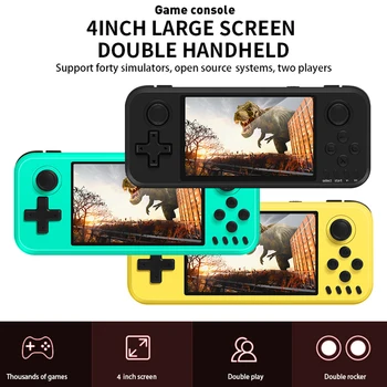 

Handheld Game Console Nostalgic 4 Inch HD Screen 16G Double-Rocker Classic Game Retro Handheld Video Game Built-In 3000+ Games