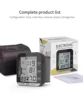 KUIZOU Wrist Blood Pressure Monitor PulseHeart Beat Rate Meter Device Medical Equipment Tonometer BP Mini Sphygmomanometer 6