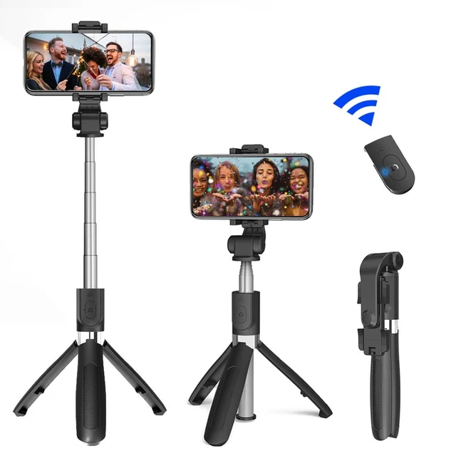 Trépied Professionnel Perche À Selfie Pour Téléphone Portable Perche  Rotative À Photos Bluetooth Support De Télécommande Support De Diffusion En  Direct - Selfie Bâtons - AliExpress