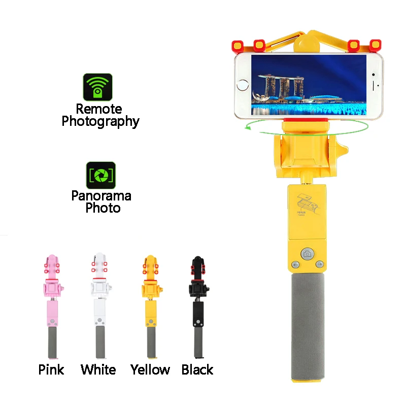 

Mini Wireless Bluetooth Selfie Stick Smart 360 degrees Rotation Extendable Remote Control Tripod For iphone Android Stand Holder
