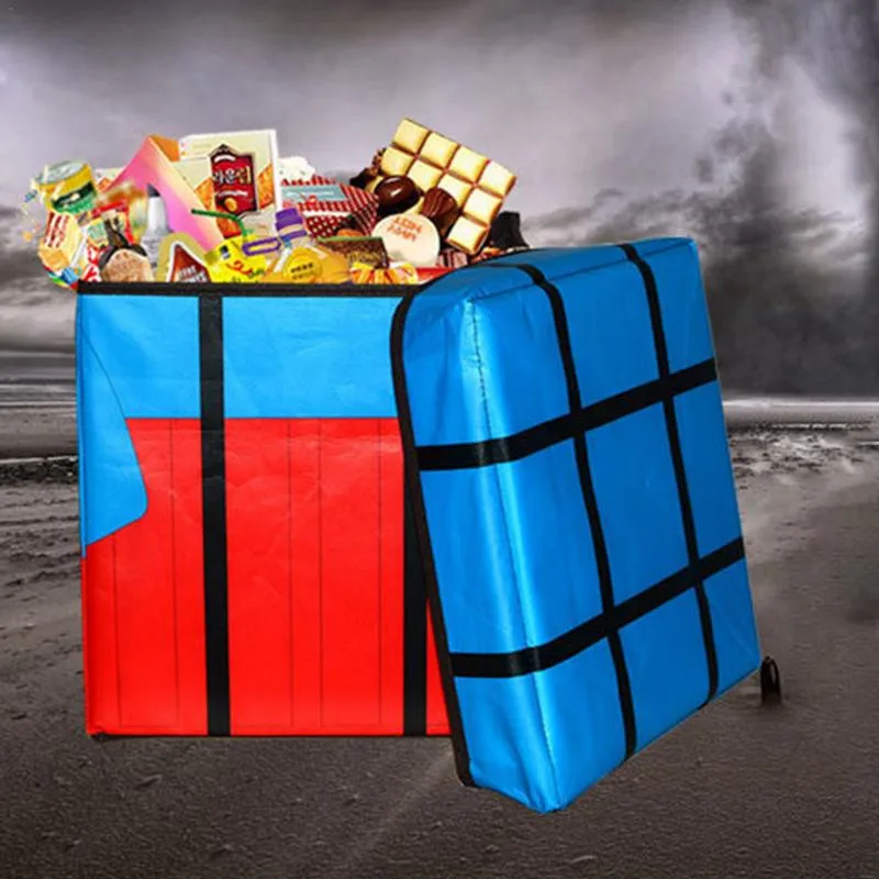 

PUBG Airdrop Box Storage Stool Clothes Organizer Sundries Snack Basket Storage