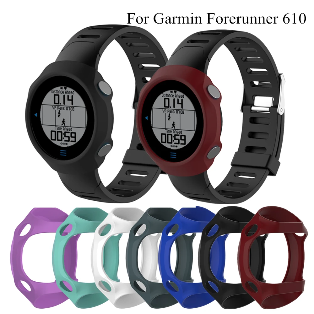 For Garmin 610 Case Protective Cover Soft Edge Frame Shell Protector Bumper For Garmin Forerunner610 Accessories
