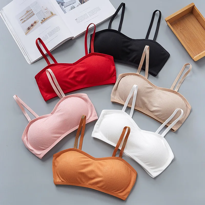 

Women Tube Top Bralette Women Bra Cropped Top Female Camis Top Wrapped Chest Seamless Underwear