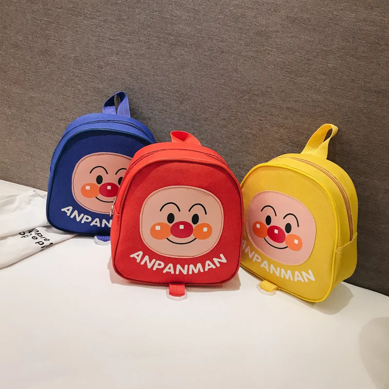 Детский рюкзак с принтом Anpanman Baikinman милый школьный ранец мультяшным рисунком