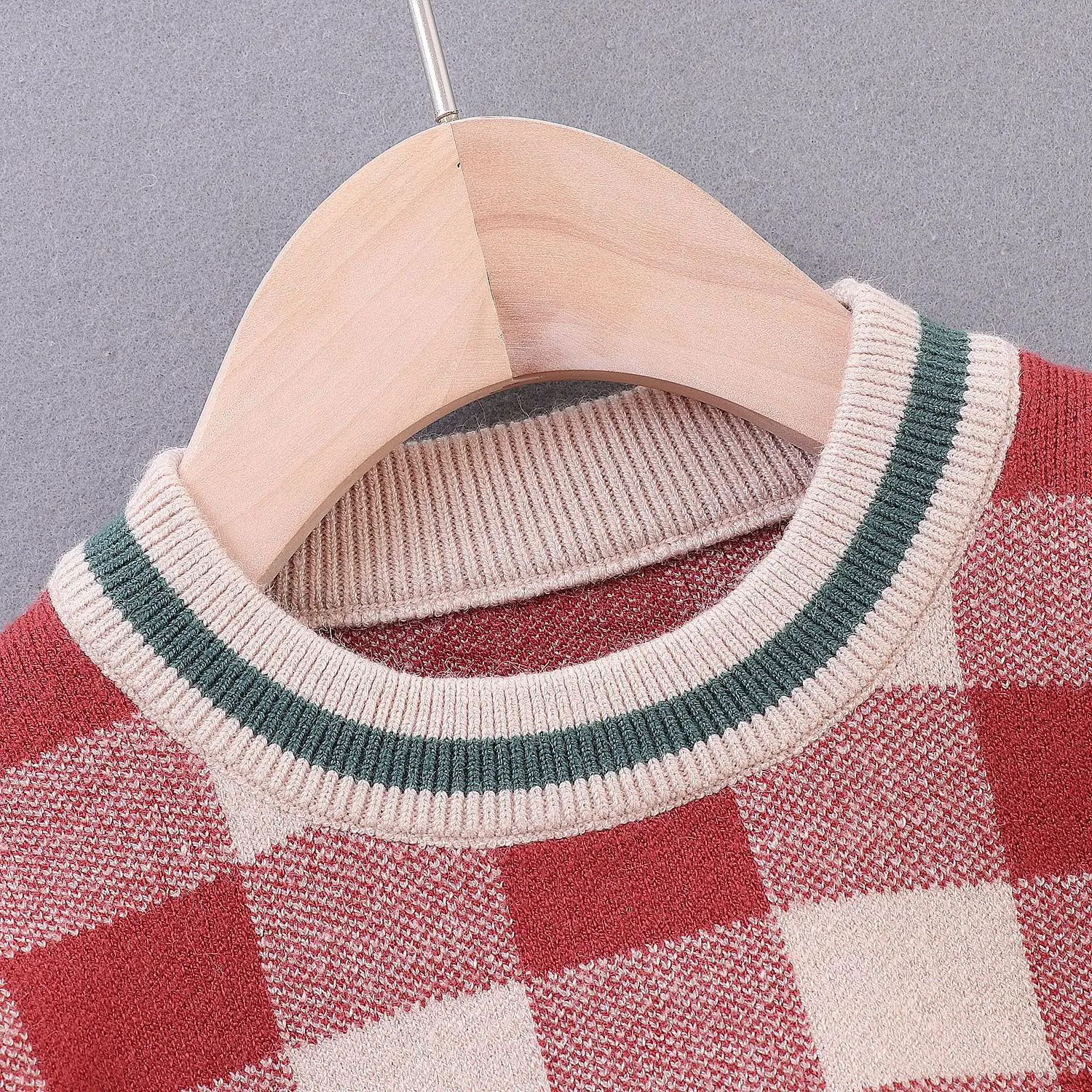 Humor Bear/модные осенне-зимние клетчатые свитера для мальчиков Новинка года, свитер в Корейском стиле свитера с длинными рукавами для маленьких мальчиков
