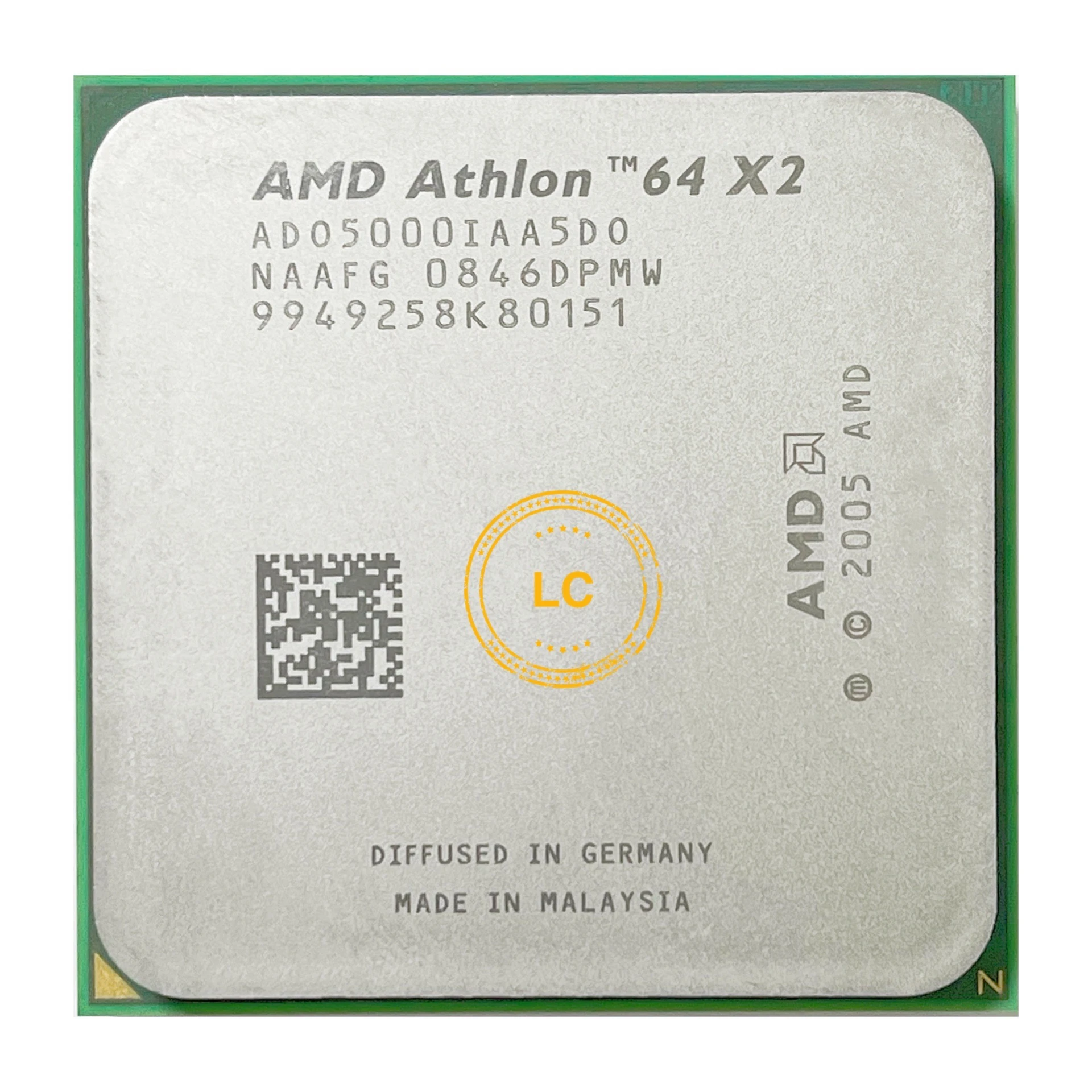 cpu for gaming pc AMD Athlon 64 X2 5000+ 5000 2.6 GHz Dual-Core CPU Processor ADO5000IAA5DO Socket AM2 cpu socket