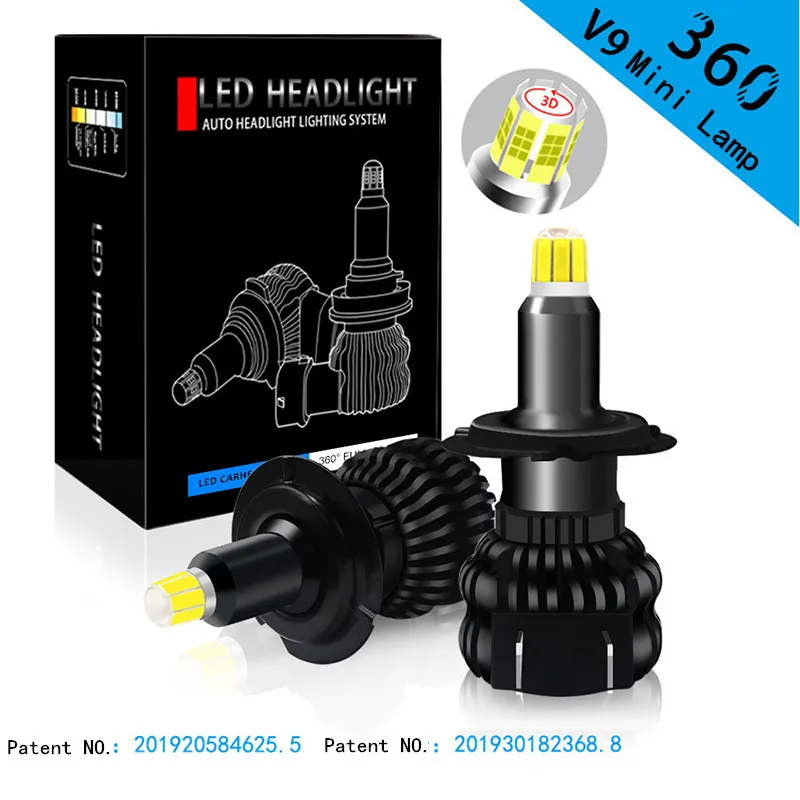 Новинка D1S светодиодные лампы для фар D1 D3 D2 D2S D3S D4S H1 H7 H11 9005 9006 9012 16 сторонний 3D 18000LM