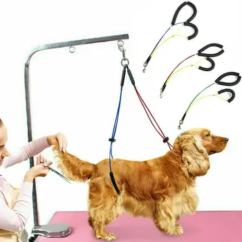 

NEW Pet Grooming Loop Lock Clip Rope For Grooming Table Bracket Bath Dog Cat Animal Sling Harness