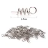 50PCS/lot Fishing Hook Soft Bait Spring Centering Pins Fixed Latch Needle Spring Twist Crank Lock For Soft Lure Latch ► Photo 2/6