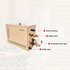 12/15/18KW Automatic Stainless Steel Steam Generator Descaling Sauna Room Steam Bath Machine For Spa Room Digital Controller 5