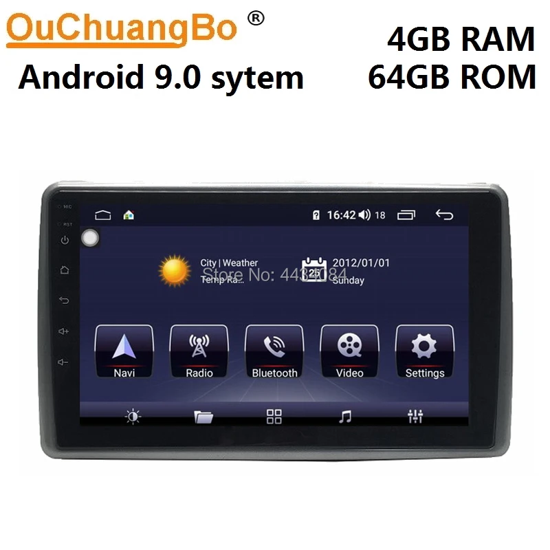 

Ouchuangbo 9 inch auto audio player head unit Bluetooth for ChangAn CX20 CS1 support carplay 4+64 8 cores android 9.0 OS