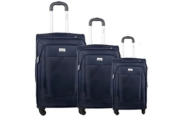 

Set valigie trolley 3 pezzi semirigido PIERRE CARDIN blu da viaggio S283
